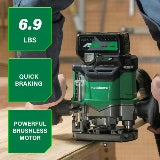 Metabo HPT Défonceuse plongeante sans fil à vitesse variable 36 V | Metabo HPT M3612DA M3612DA