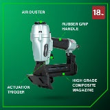 Metabo HPT Agrafeuse de sol à couronne ¼ " 18 gauge | Metabo HPT N4004AB N4004AB