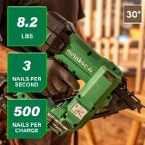 Metabo HPT Cloueuse à bande papier 30° 3‑1/2" 18 V MultiVolt sans fil (1×4,0 Ah) | Metabo HPT NR1890DCA NR1890DCA