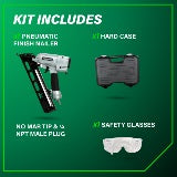 Metabo HPT Cloueuse de finition à angle 2‑1/2 pouce 15 gauge avec souffleur d'air | Metabo HPT NT65MA4 NT65MA4