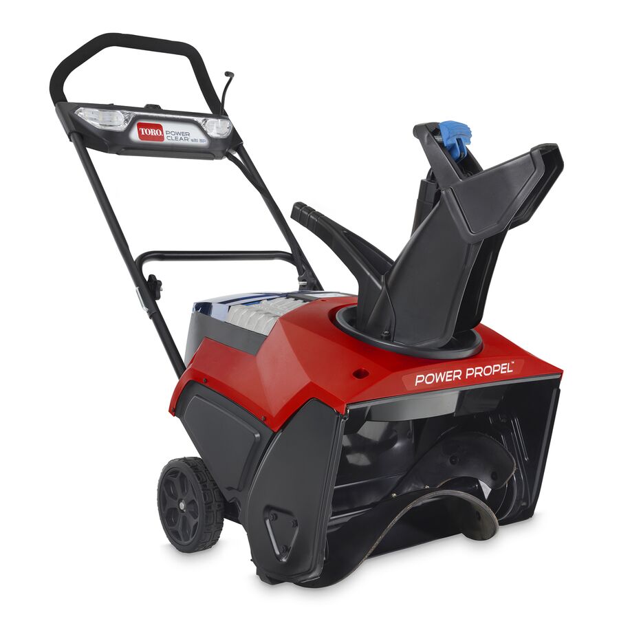 Toro 60V MAX* 21 in. (53 cm) Power Clear® Self-Propel Single-Stage Snow Blower - 10.0Ah Battery Included 39921