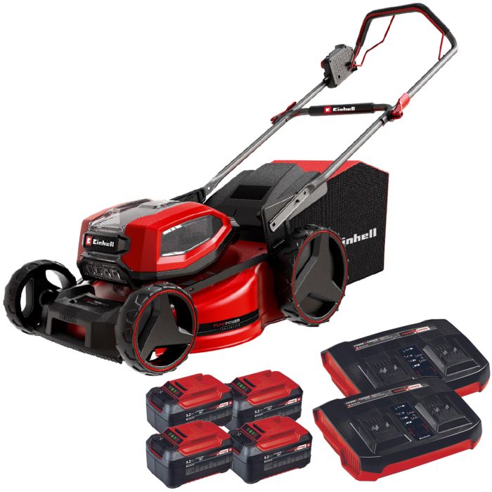 Einhell Tondeuse à gazon sans fil 36 V 21" Kit 4 x 5,2 Amp 3413322