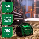 Metabo HPT 18V MultiVolt™ Cordless Dual Function Inflator (Tool Body Only) UP18DAQ4