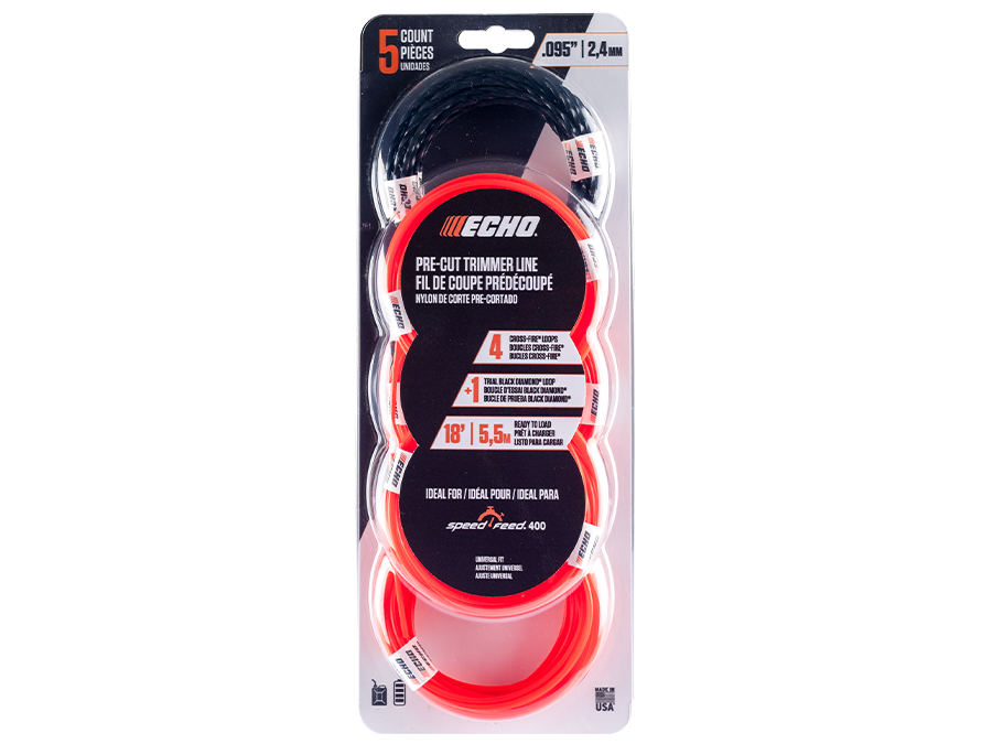Echo Pack de 5 lignes de coupe pré-coupées 102152955