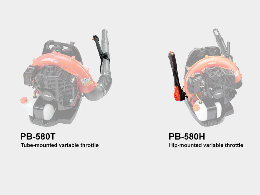 Echo 58.2 cc 510 CFM Backpack Blower with Hip-Mounted Throttle PB-580H