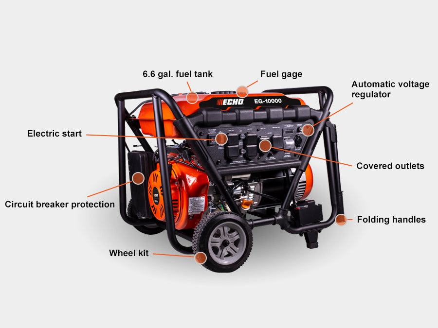 Echo 10000W Industrial Generator EG-10000