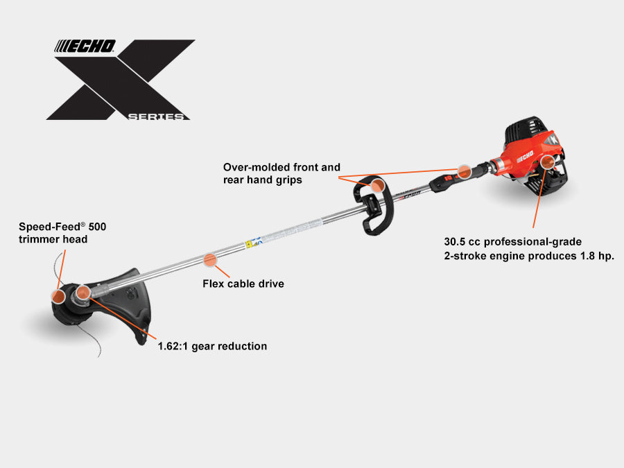 Echo 30.5 cc X Series Straight-Shaft String Trimmer SRM-3020