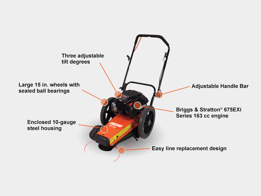 Echo 163 cc Tilt Wheeled Trimmer WT-1610T