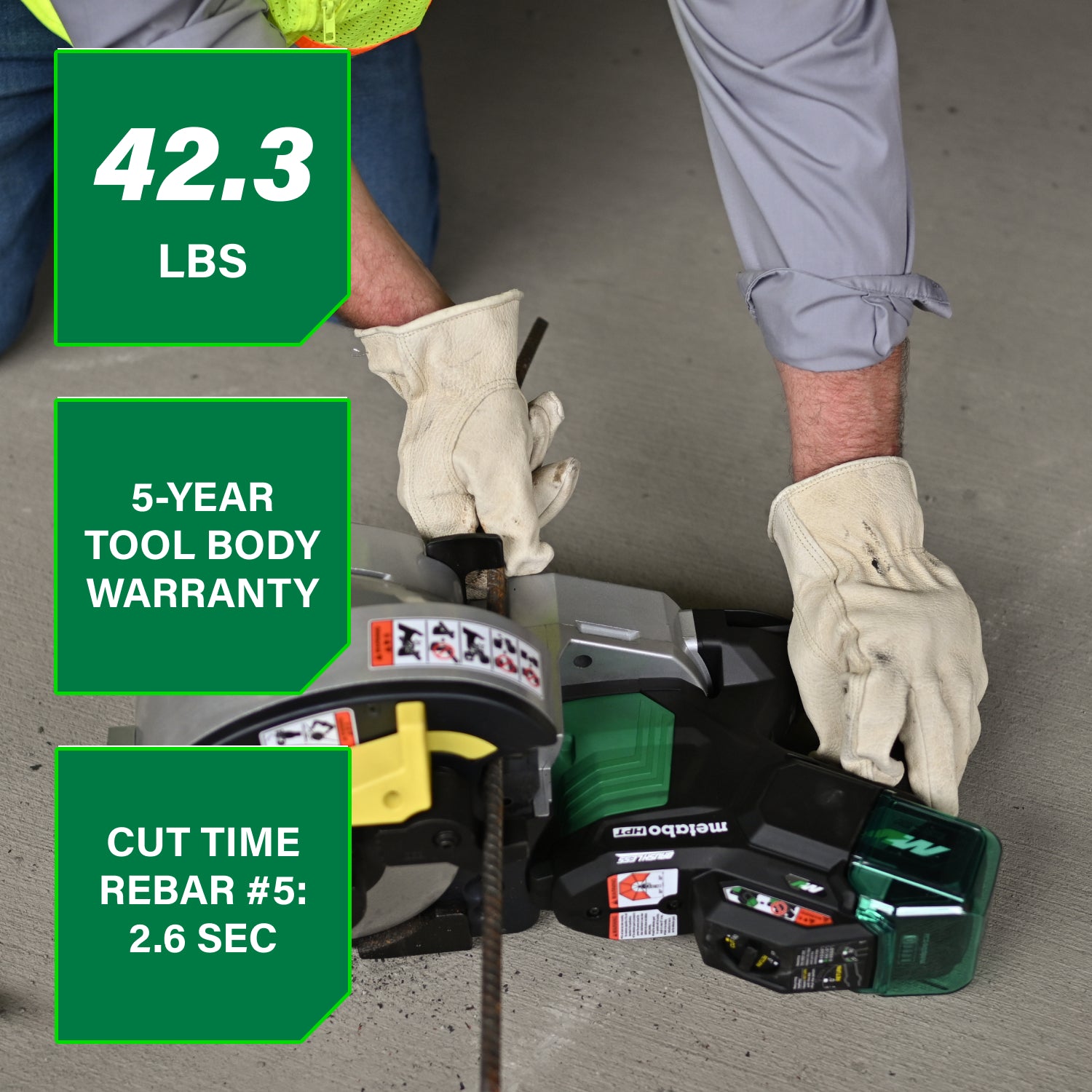 Metabo HPT Plieuse/coupeur à armature 36 V MultiVolt™ sans balais, batteries 4,0 Ah x 2 | Metabo HPT VB3616DA VB3616DA