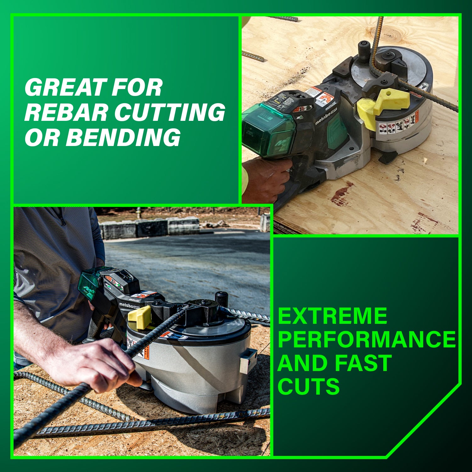 Metabo HPT Plieuse/coupeur à armature 36 V MultiVolt™ sans balais, batteries 4,0 Ah x 2 | Metabo HPT VB3616DA VB3616DA