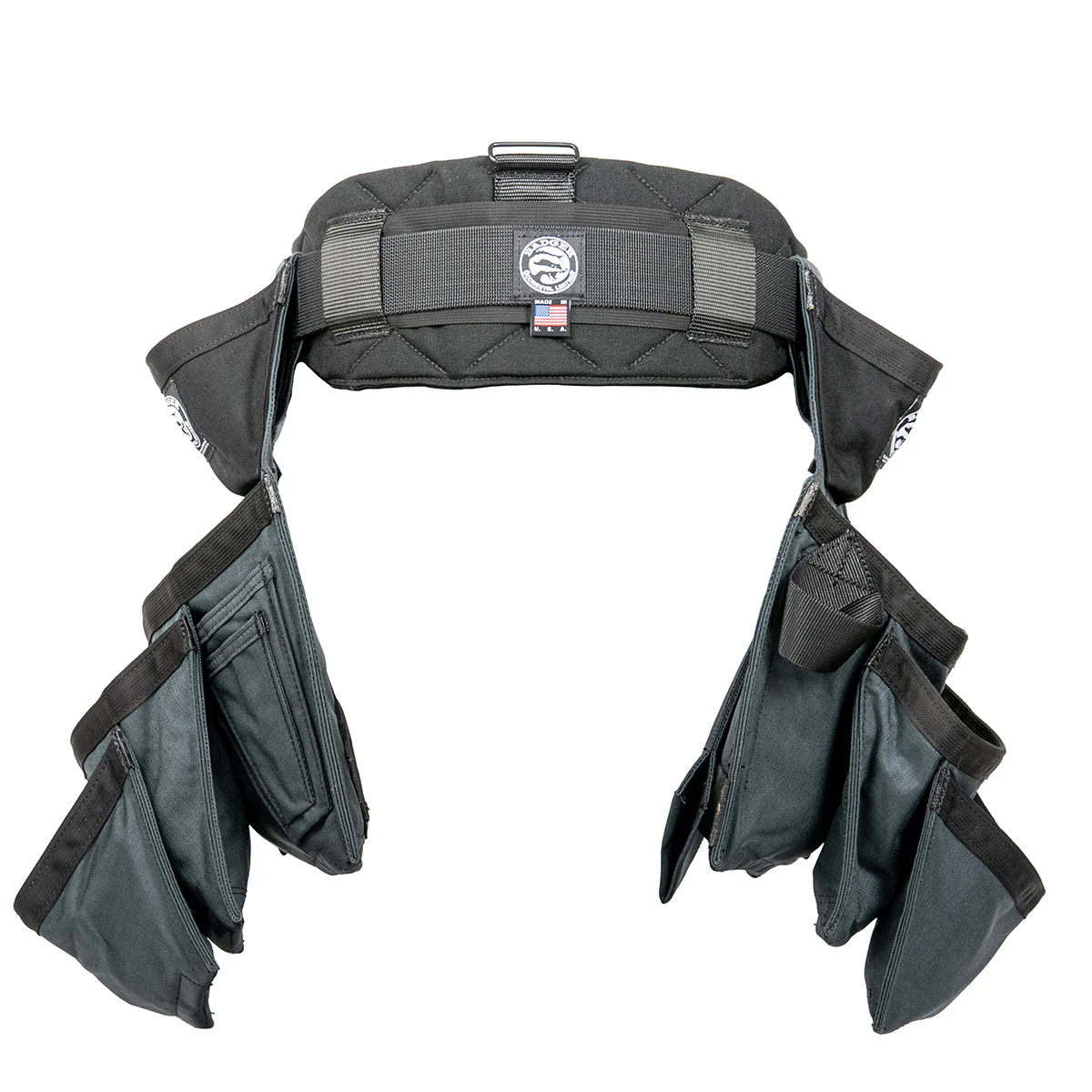 Badger Ensemble de ceinture à outils de charpentier Gris Anthracite Moyen 463110 M