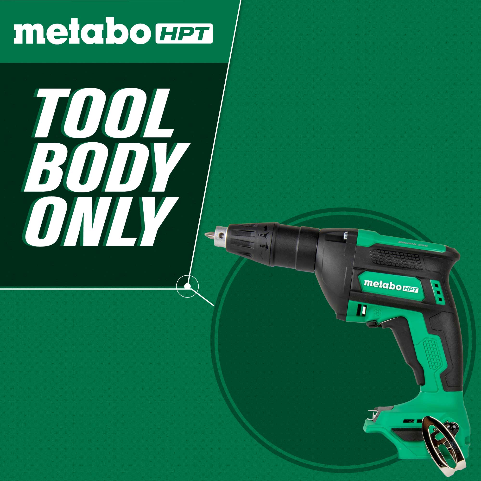 Metabo HPT Visseuse à plaques de plâtre sans fil 18V MultiVolt™ (Corps d'outil uniquement) | Metabo HPT W18DAQ4 W18DAQ4