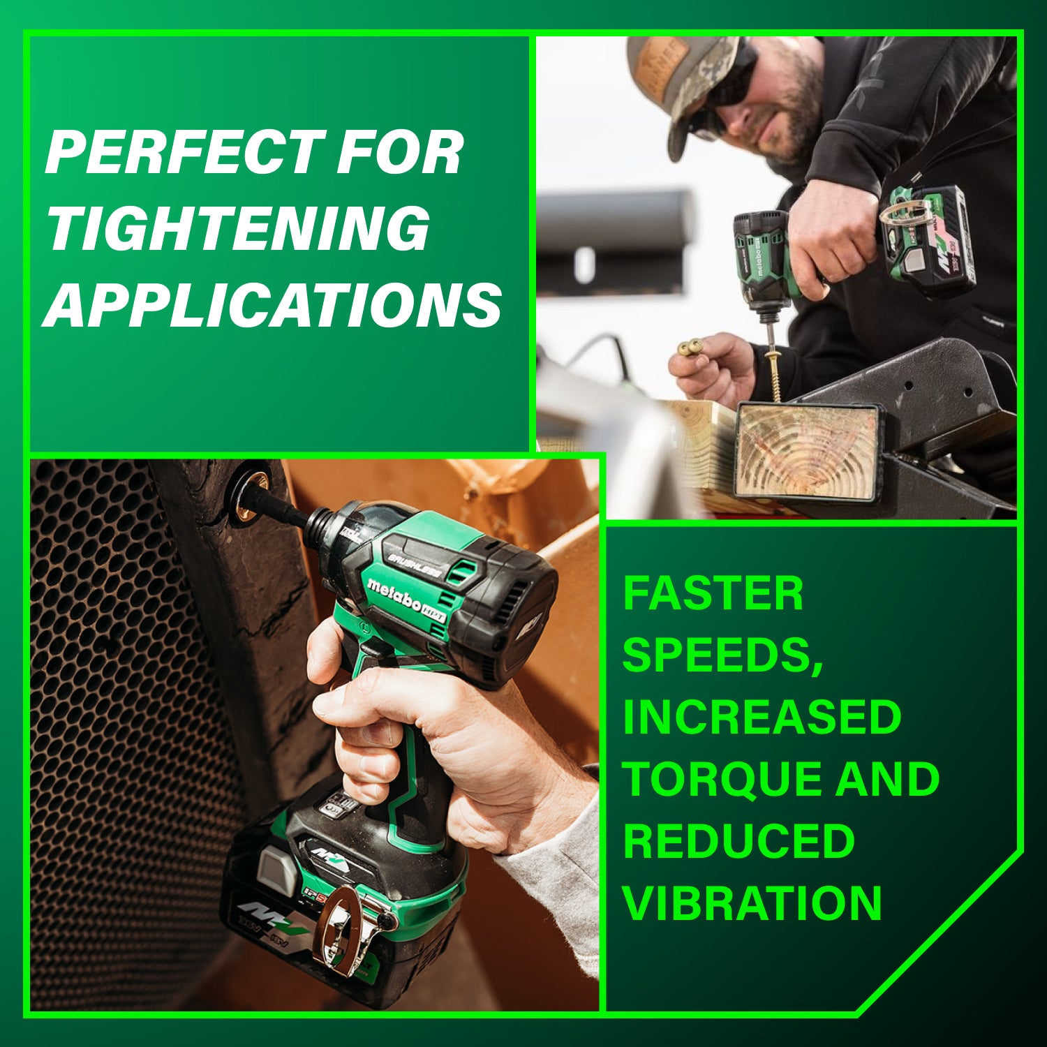 Metabo HPT Visseuse à chocs triple marteau BOLT sans fil MultiVolt™ 36 V | Metabo HPT WH36DC WH36DC