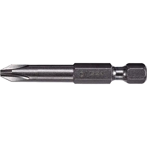 Vega Power Bit, Phillips, #1 Tip, 1/4" Drive Size, 2" Length 150P1A