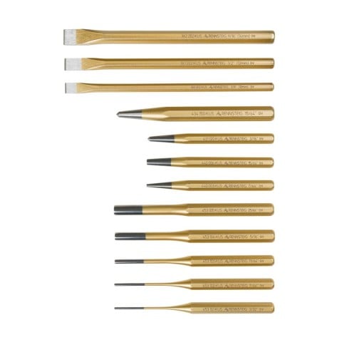 Rennsteig 12 Pc Punch and Chisel Set 9R 400 012