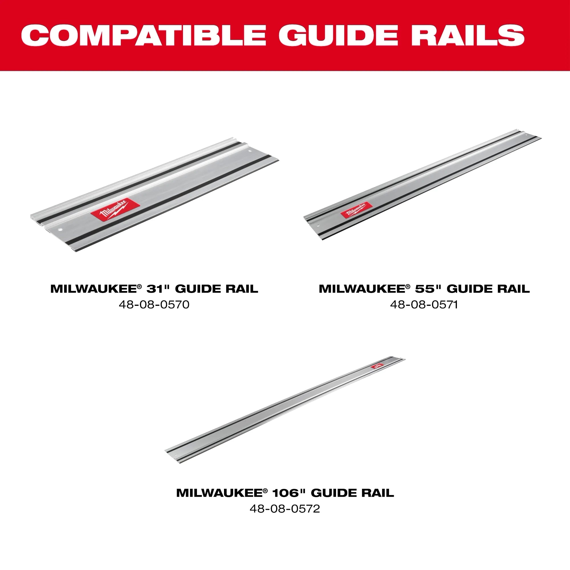 Milwaukee Adaptateur de rail guide pour défonceuse 48-11-2838