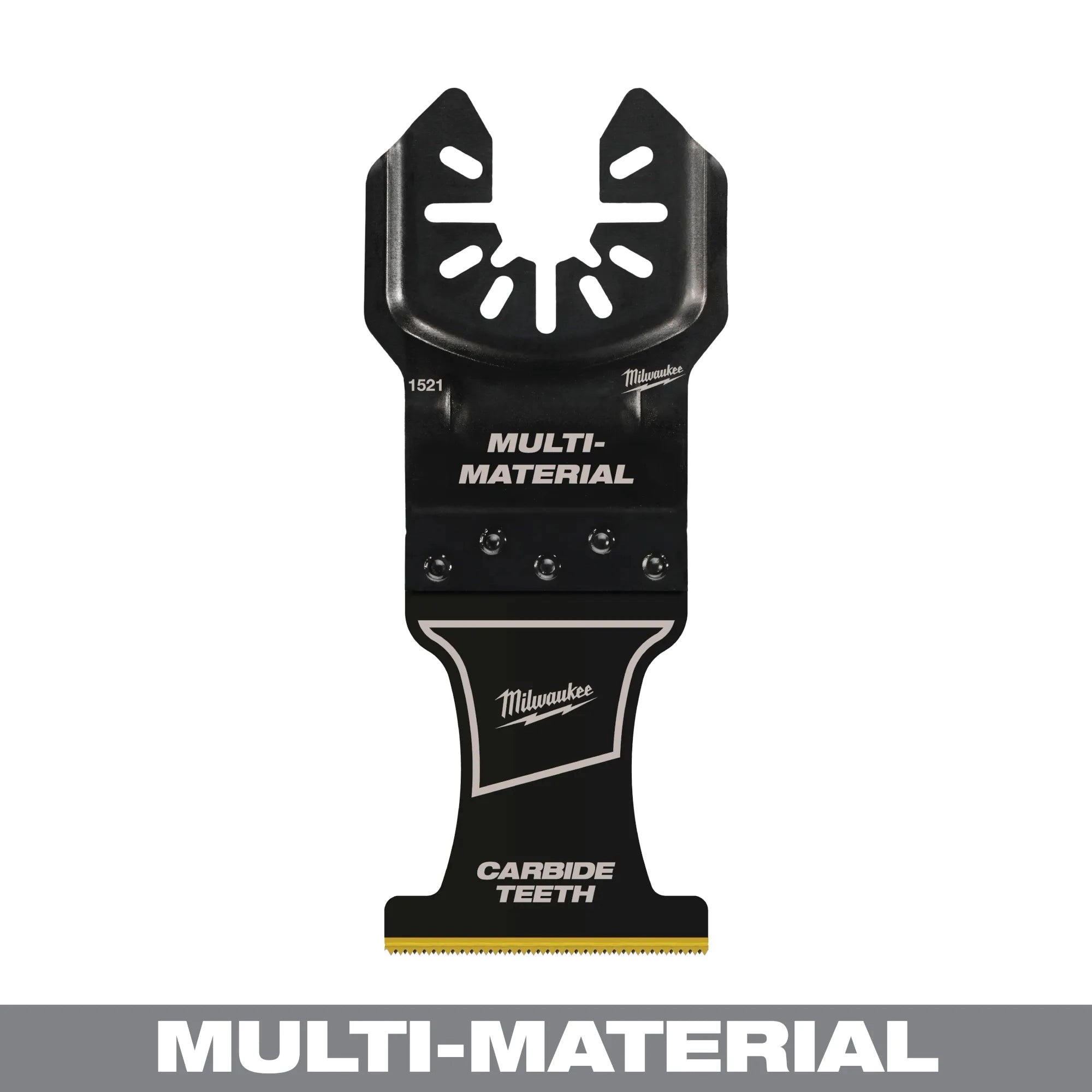 Milwaukee Lames à dents en carbure multi-matériaux à montage universel pour outil oscillant multi-outils 49-25-1529