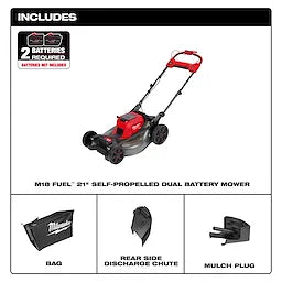 Milwaukee Tondeuse autoportée à double batterie M18 FUEL™ 21" 2823-20