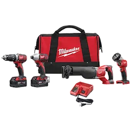 Milwaukee Kit combo 4 outils sans fil LITHIUM-ION M18™ 2696-24