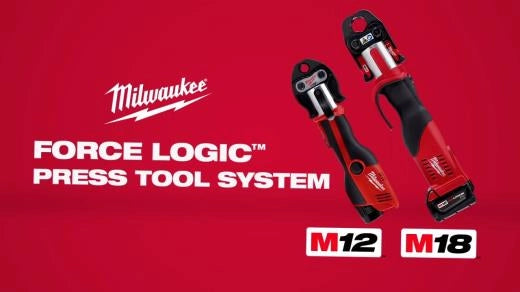 Milwaukee 2473-22 Kit d'outil de pressage M12™ FORCE LOGIC™ avec mâchoires 2473-22