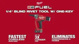 Milwaukee M18 FUEL™ 1/4" Blind Rivet Tool w/ ONE-KEY™ Bare Tool 2660-20