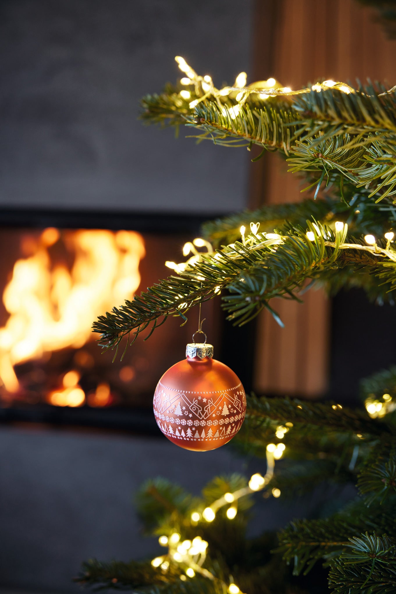 STIHL Ornement de Boule de Noël STIHL (lot de 4) 04216000076