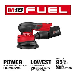 Milwaukee Ponceuse orbitale aléatoire 5" M18 FUEL™ 2837-20