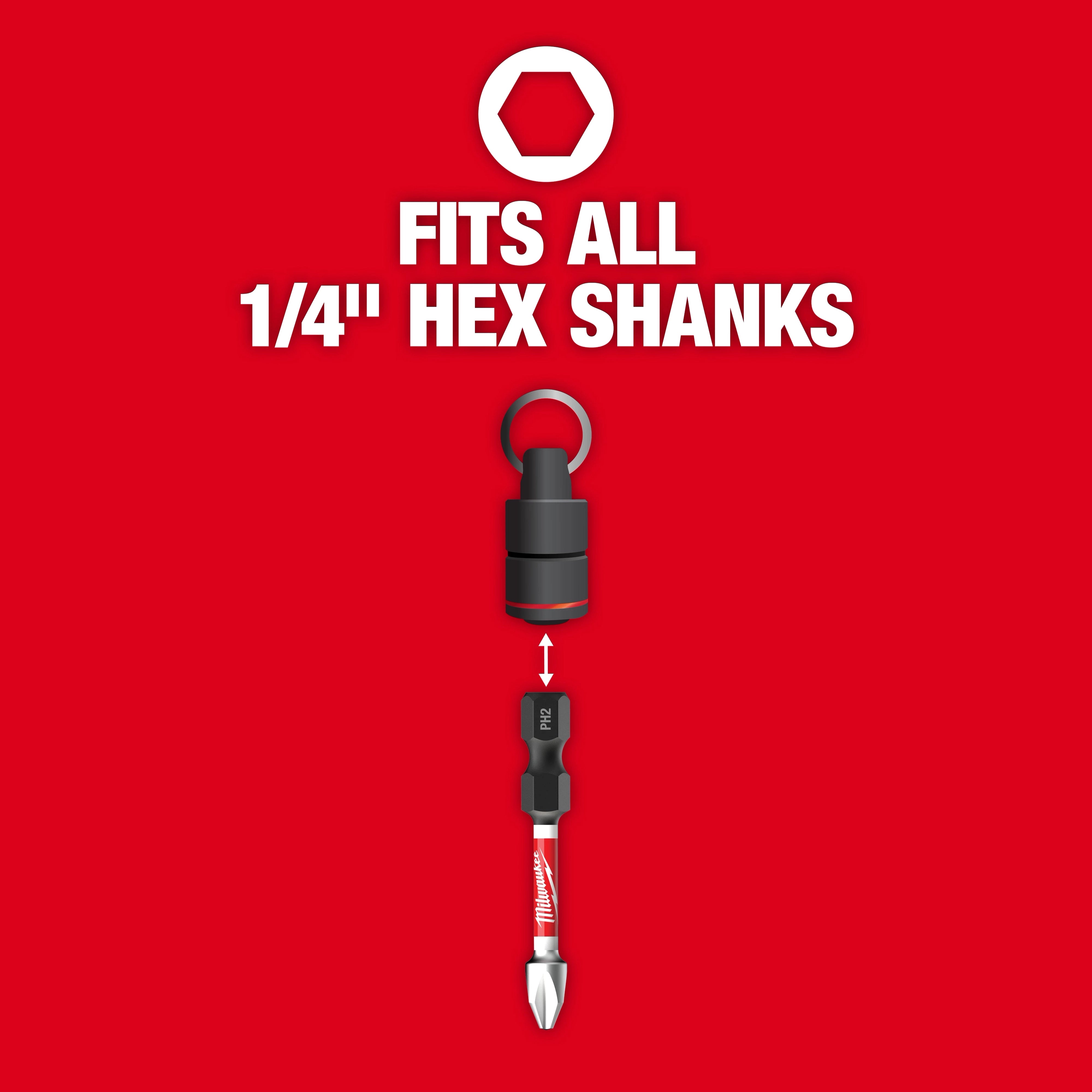 Milwaukee 5PC Bit Holder with Carabiner 48-32-4537