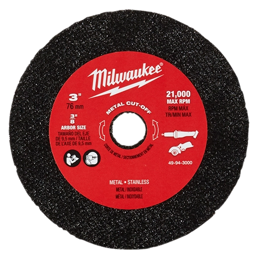 Milwaukee Roue de coupe en métal 3" 3PK 49-94-3000