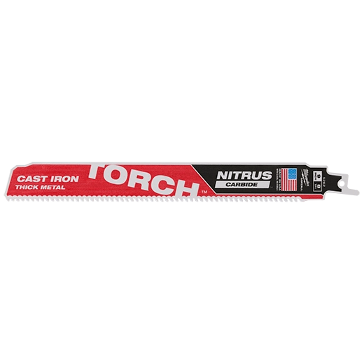 Milwaukee SAWZALL® TORCH™ avec NITRUS CARBIDE™ 9\" en paquet de 3 48-00-5362