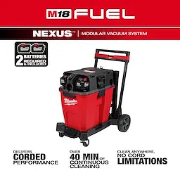 Milwaukee Kit aspirateur humide/sec à double batterie 12 gallons M18 FUEL™ 0930-22HD