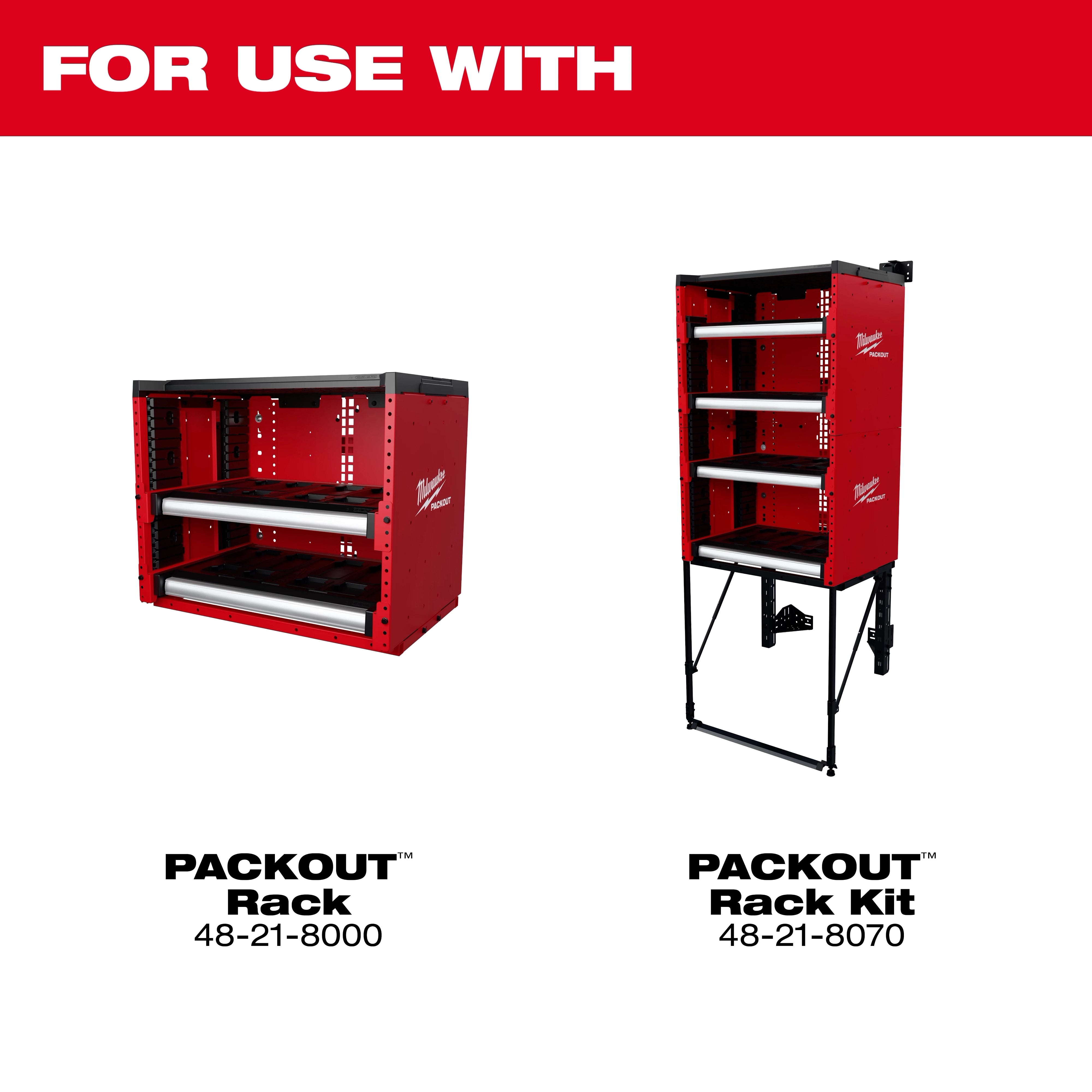 Milwaukee Tiroir de rack PACKOUT™ 48-21-8040