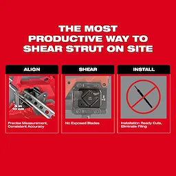 Milwaukee M18™ FORCE LOGIC™ Cisaille à poutre à canal simple 2933-20