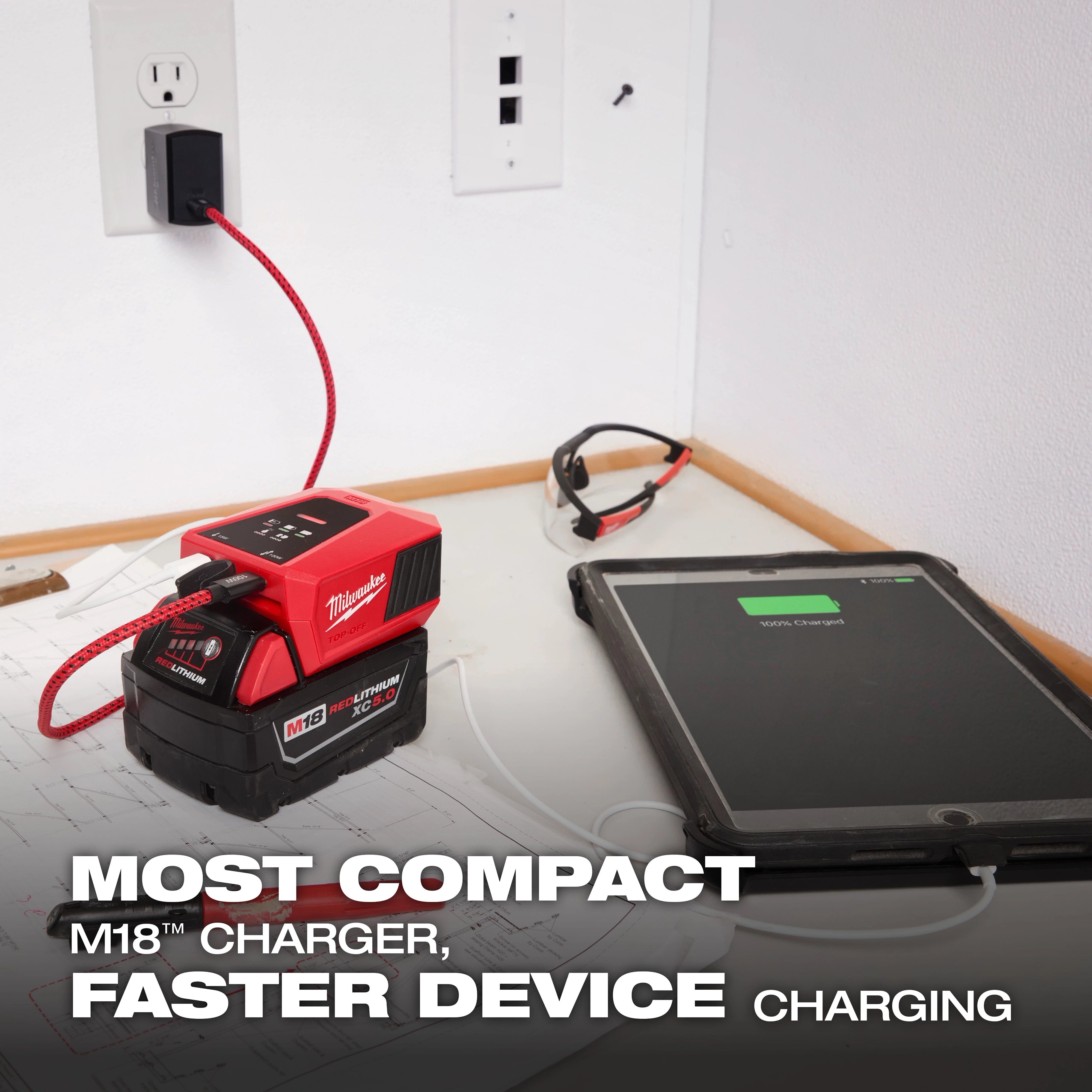Milwaukee Chargeur & alimentation TOP-OFF™ M18™ 2847-20