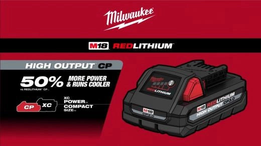 Milwaukee M18™ REDLITHIUM™ HIGH OUTPUT™ Batterie CP3.0 Pack 2 48-11-1837