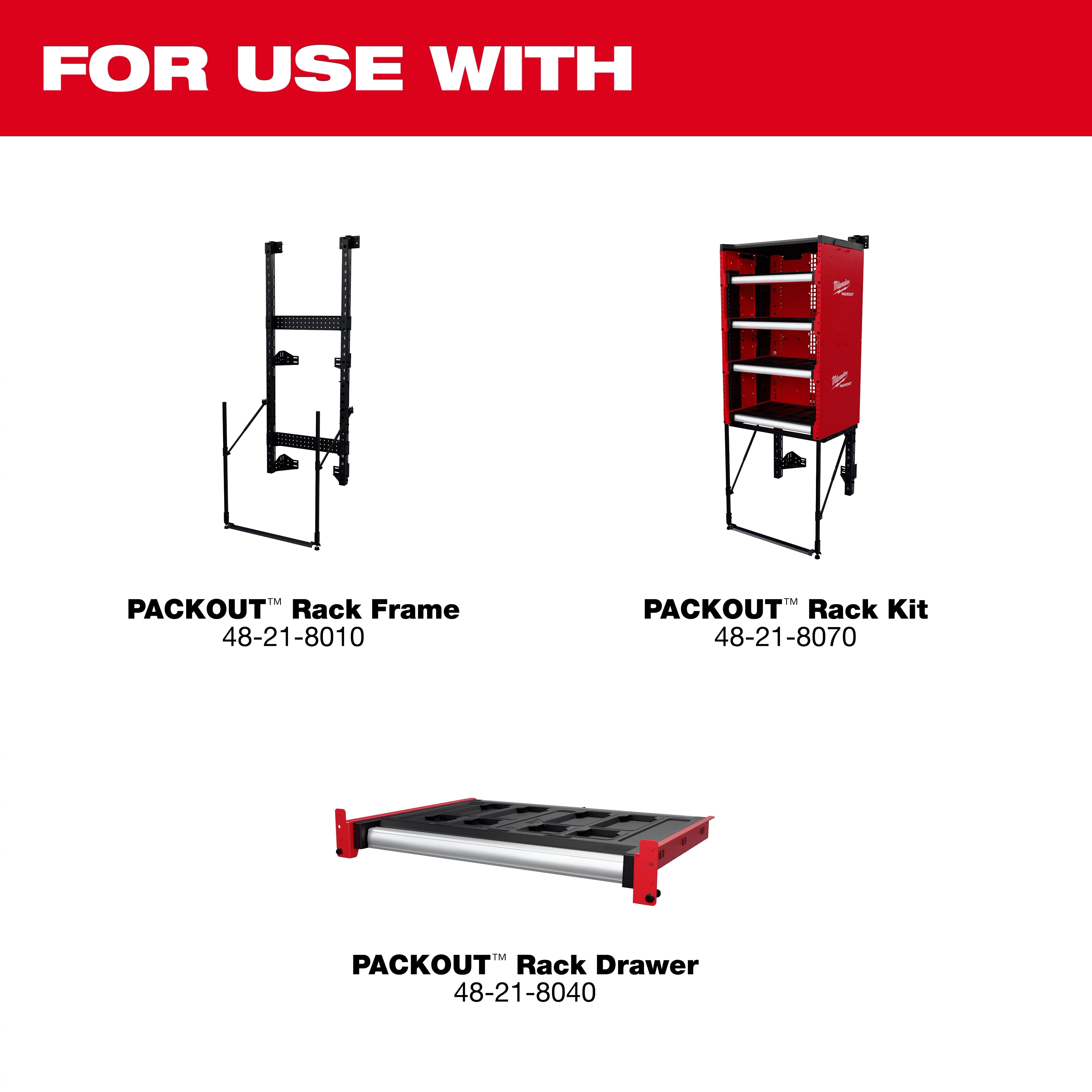 Milwaukee Rack PACKOUT™ 48-21-8000