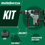 Metabo HPT 1-1/2 Inch Spline Shank Rotary Hammer DH38YE2