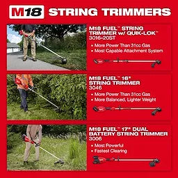 Milwaukee M18 FUEL™ Tondeuse à fil 16" 3046-20