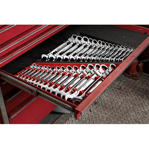 Milwaukee Set de clés combinées à cliquet à tête flexible SAE 15 pièces 48-22-9413