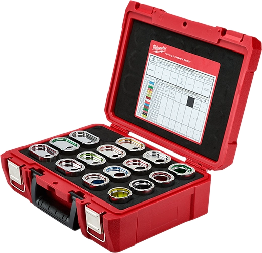 Milwaukee Kit de matrices EXACT™ #6 – Aluminium 750 MCM 12T style U 49-12-KITA
