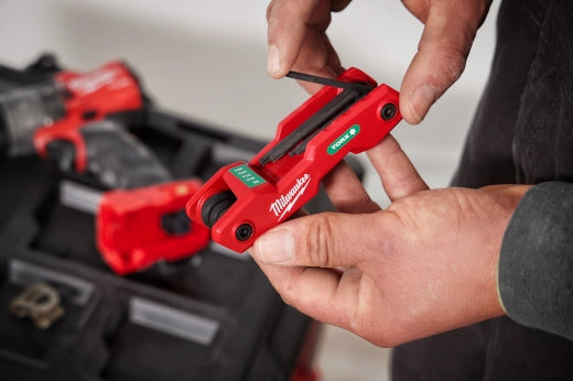 Milwaukee Set de clés hexagonales pliables 8‑bits - Torx 48-22-2184