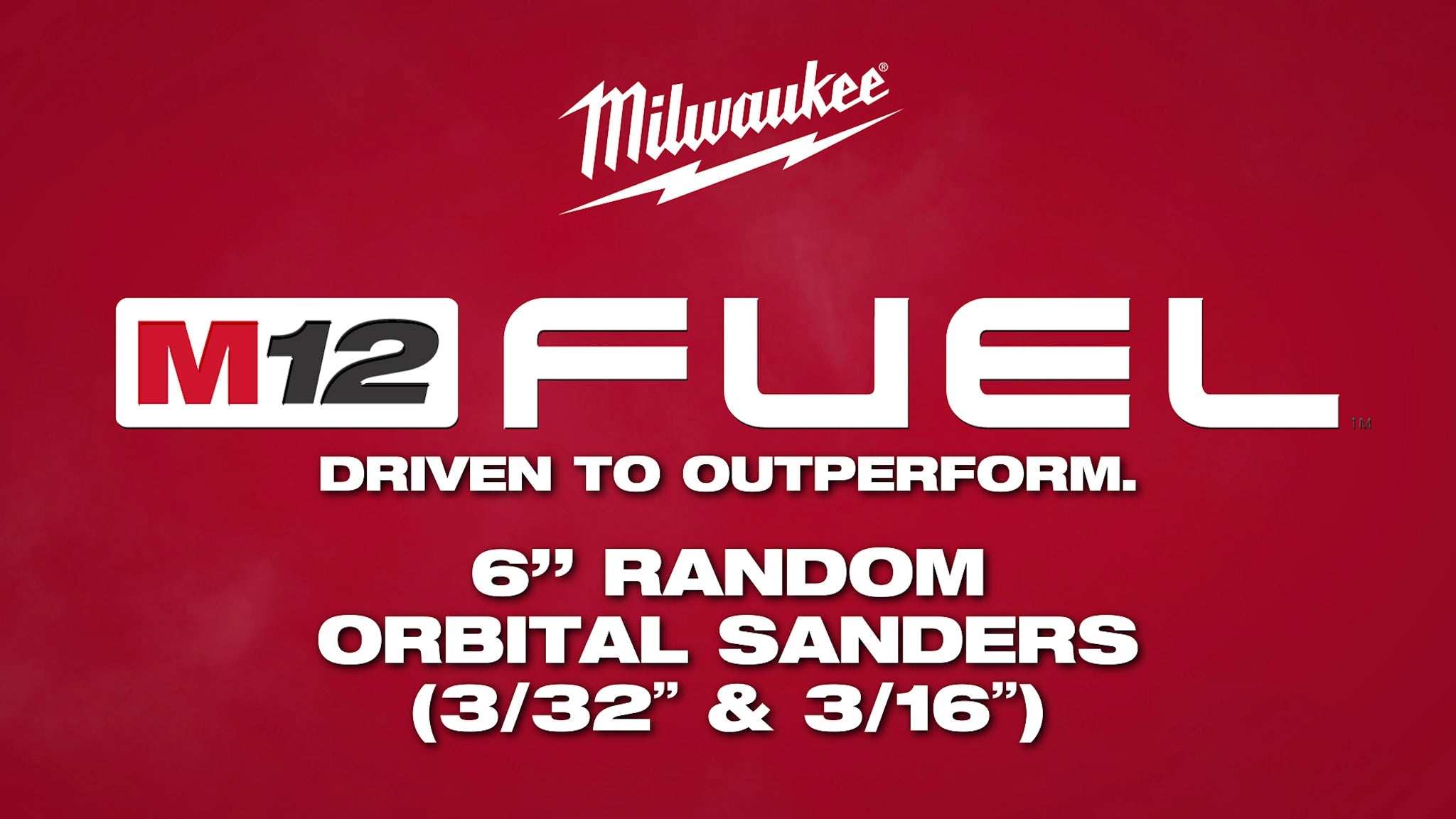 Milwaukee M12 FUEL™ 6" Random Orbital Sander (3/16") 2585-20