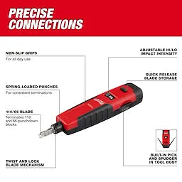 Milwaukee Impact Punchdown Tool 48-22-2164