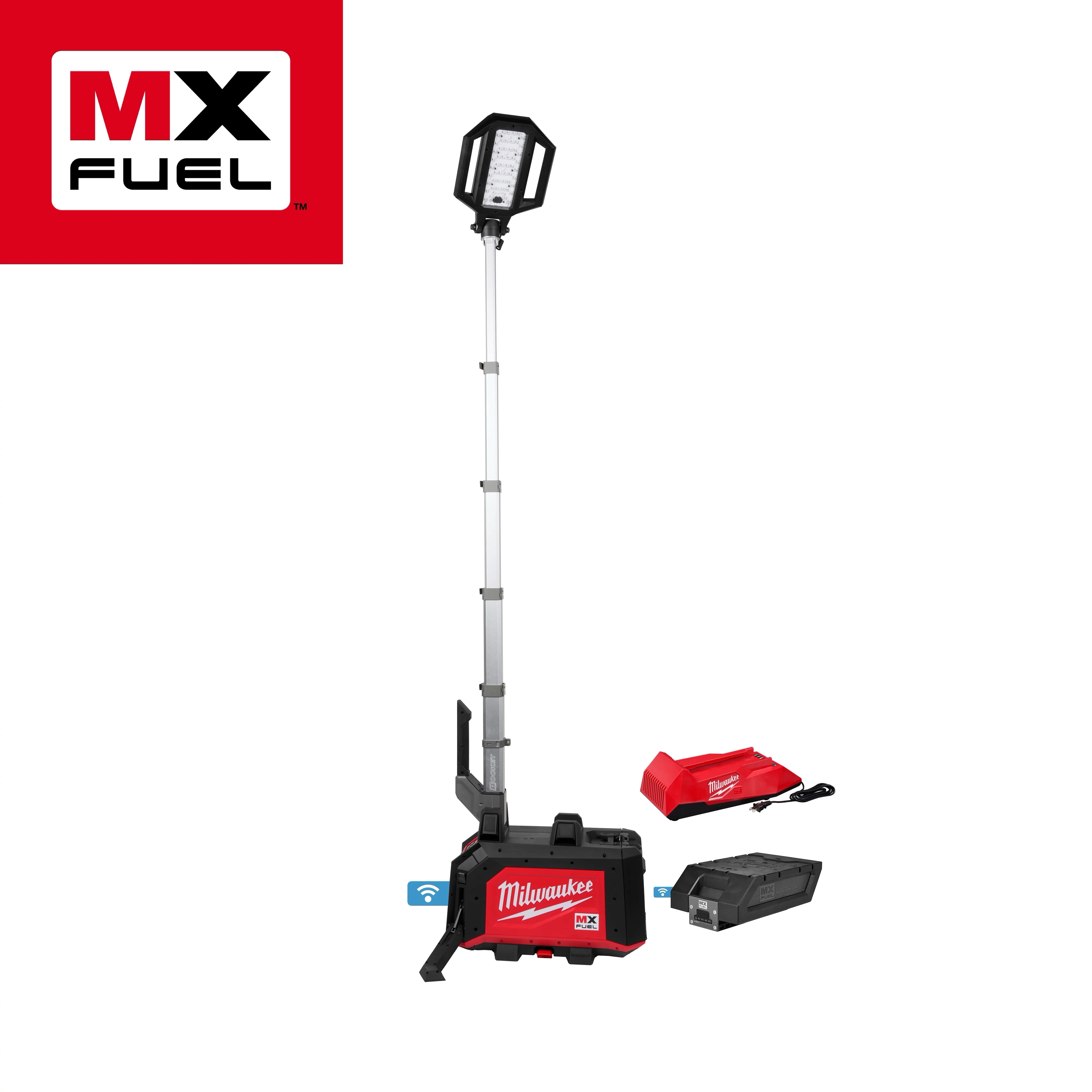 Milwaukee Projecteur tour compact MX FUEL™ ROCKET™ Dual Power MXF040-1XC