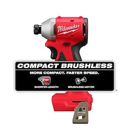 Milwaukee M18™ Perceuse à chocs compacte sans balais ¼\" Hex 3650-20
