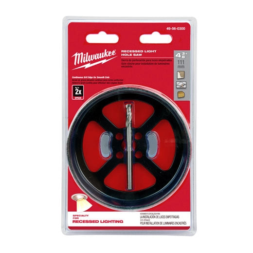 Milwaukee Scie-cloche pour lumière encastrée - Grain continu 49-56-0310