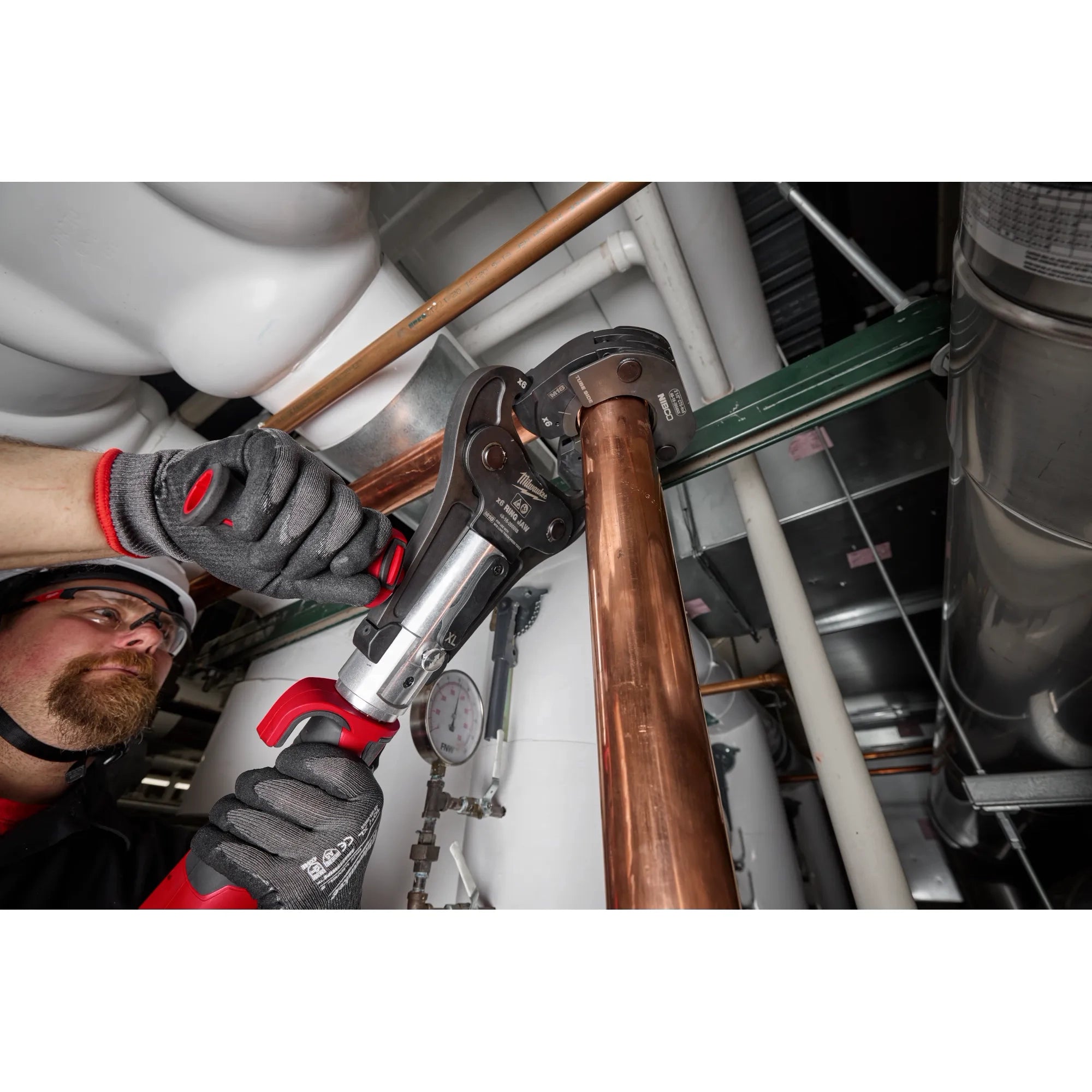 Milwaukee Anneau de pressage NIBCO® pour l'outil de pressage M18™ FORCE LOGIC™ à longue portée 49-16-2656NX