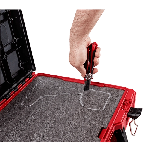 Milwaukee Boîtier d'outils MILWAUKEE PACKOUT avec insert personnalisable 48-22-8451