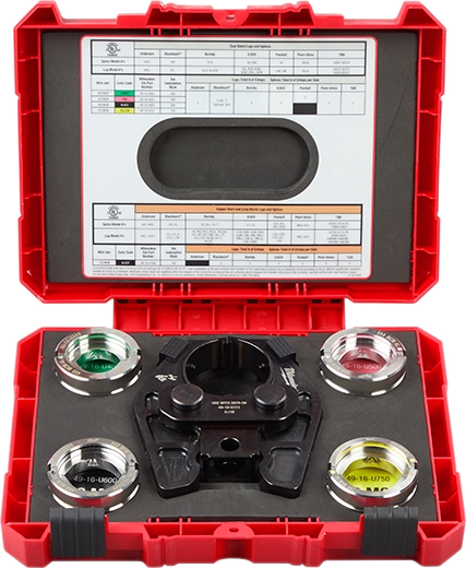 Milwaukee Mâchoire de sertissage 750 MCM Cu/Al avec matrices Al 400-750 MCM 6T style U 49-16-750A
