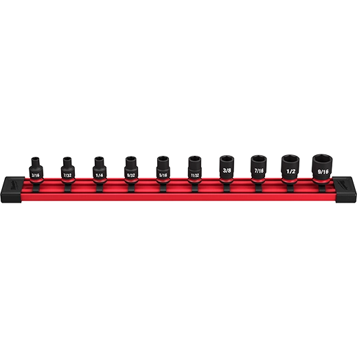 Milwaukee Ensemble de 10 pièces d'embouts SHOCKWAVE Impact Duty™ SAE standard à 6 points 49-66-7000